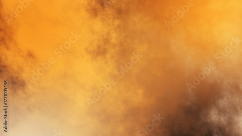 golden smoke. Gold clouds abstract background	