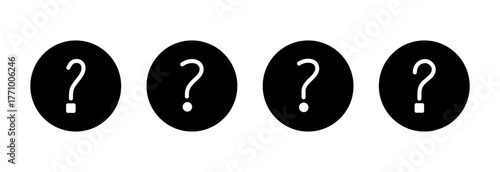 Question icon vector illustration. question mark sign and symbol