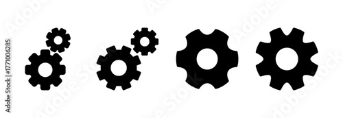 setting Icon vector illustration. Cog settings sign and symbol. Gear Sign