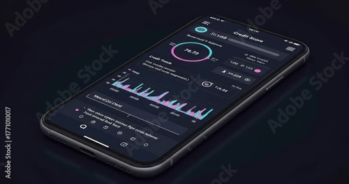 Smartphone displaying health data, showing heart rate, activity levels, and overall wellness metrics.