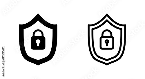 Security icon symbol for apps and websites. protection icon. privacy. vpn