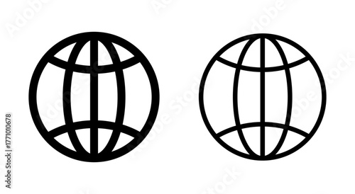 Web icon symbol for apps and websites. go to web sign and symbol. web click icon. Global search icon