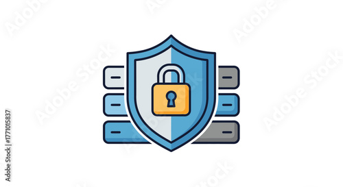 Secure data servers with strong protection, safeguarding sensitive information and ensuring data integrity in a modern, reliable system