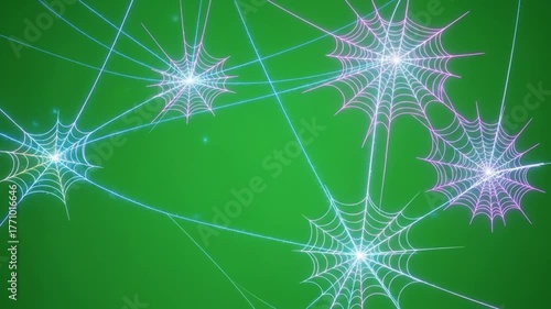 Detailed Spider Web Design for Spooky Halloween Background