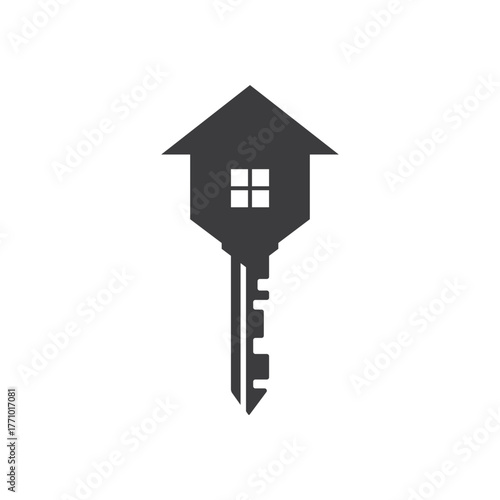 key home logo vector simple ollustration