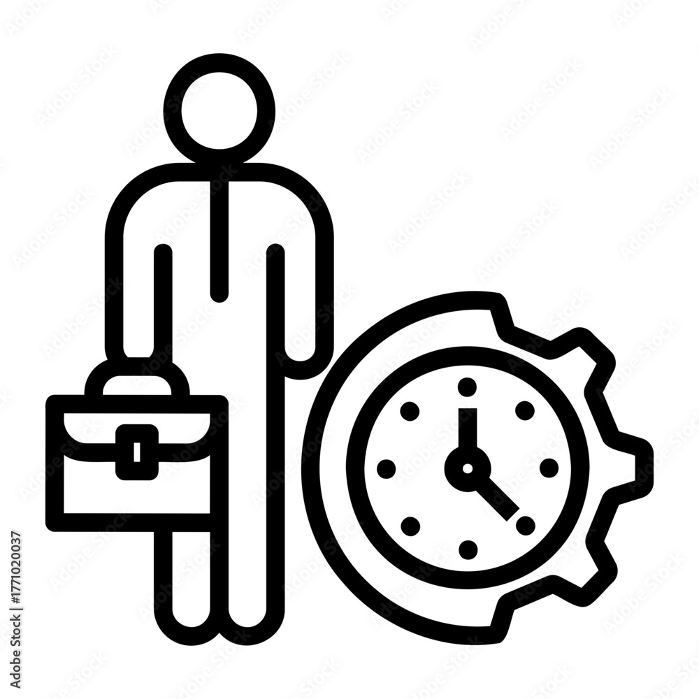 Obraz premium work experience Line Icon