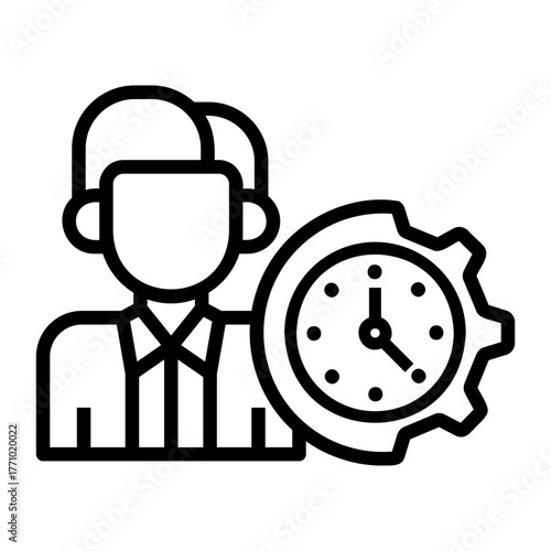 work experience Line Icon