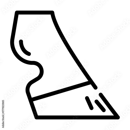 horse feet Line Icon