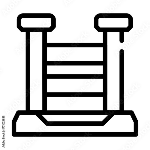 obstacle Line Icon