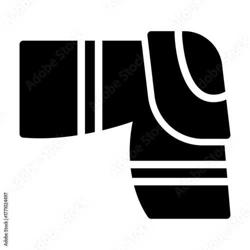 knee pads Solid icon