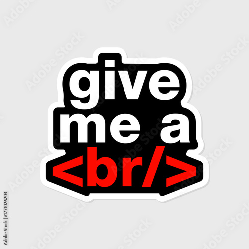 give me a /br sticker for laptops