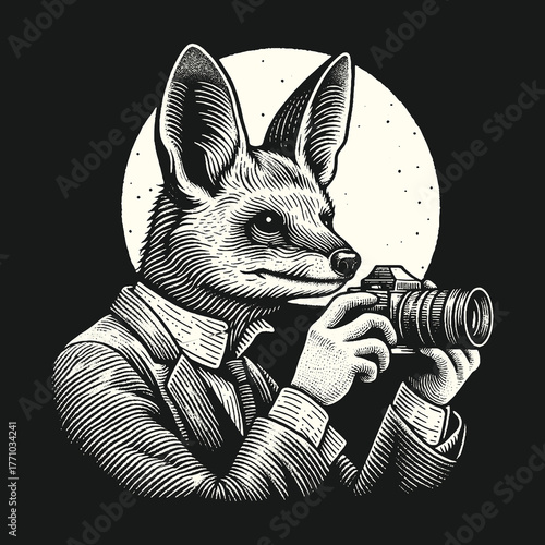 Fox Photographer Captures Moment with Camera in Hand.