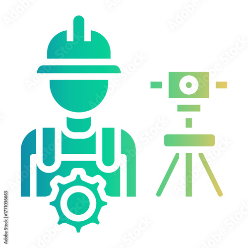 civil engineers Gradient icon