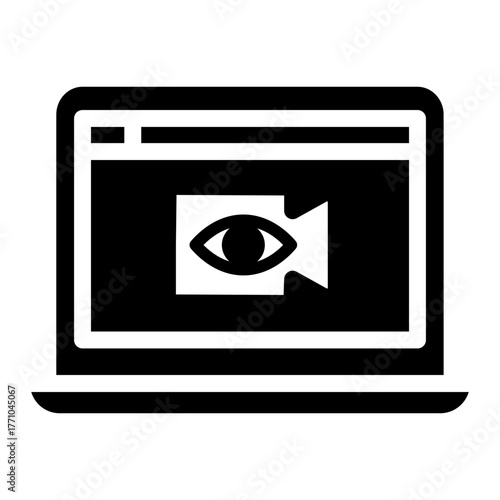 cyber attack Solid icon