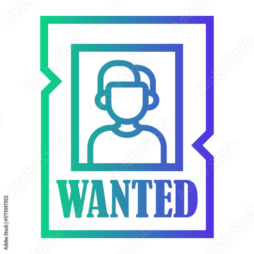 cyber attack Line Gradient Icon