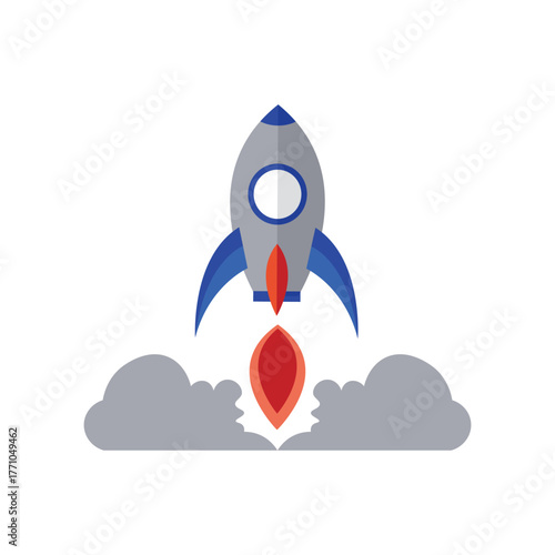 Rocket Logo Vector Startup, Innovation & Technolog