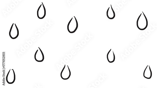 Simulates rain with huge drops