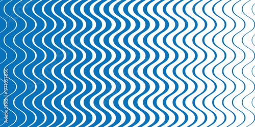 simple blue big to small wave line pattern for banner poster background.