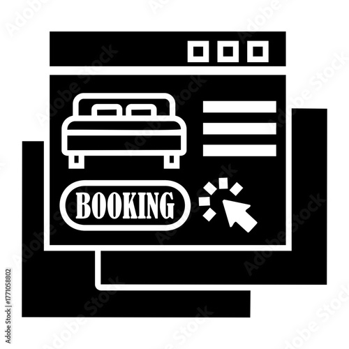 hotel service Solid icon