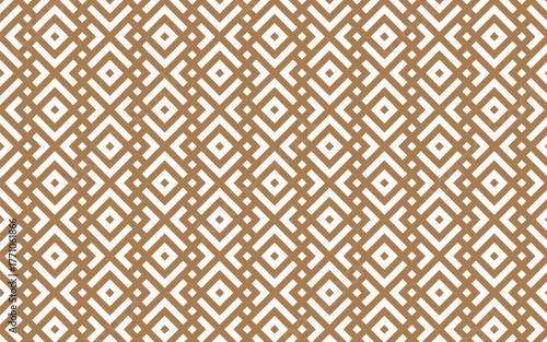 Brown geometric diamond seamless pattern background vector