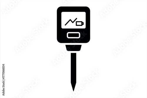 Digital Soil Measurement Tool Icon