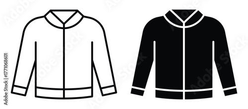 Stylish Hoodie Design in Minimalist Black and White Style for Apparel
