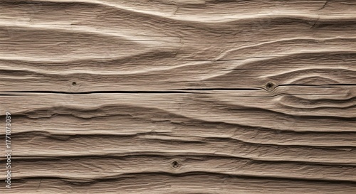 Rustic Aged Wooden Surface Texture, Natural Brown Timber Background with Deep Grain Pattern, Blog and Template Backdrop