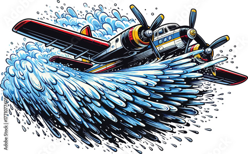 Kind of propeller airplane