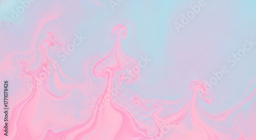 Abstract colorful smoke background for an elegant wedding dress design and vintage floral invitation