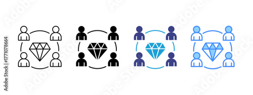 Valuable  icon set multiple style collection