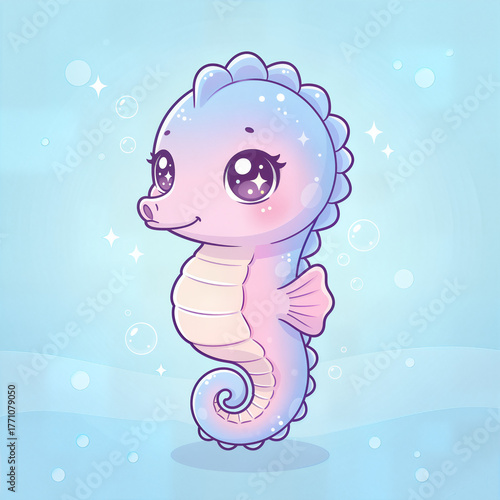 Kawaii Seahorse Cute