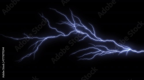 Thunder overlay with glowing lightning textures and cinematic storm flash effects.