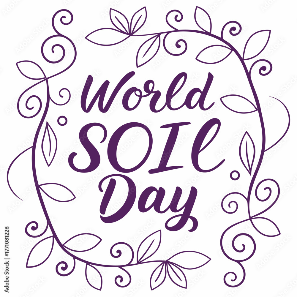 Obraz premium world soil day