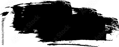 Abstract bold black ink brush stroke texture paint splatter grunge art grunge detail abstract design