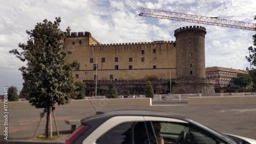 Castel Nuovo (Maschio Angioino) in Naples, Italy - Historic Medieval Castle by the Port 