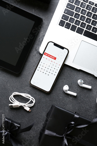 Mobile phone with calendar ...