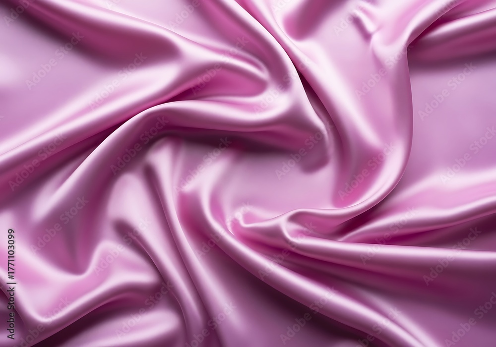 Obraz premium Luxurious soft pink silk fabric draping and folds