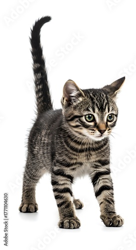 Bengal kitten in studio, Bengal cat