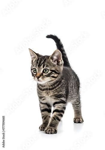 Bengal kitten in studio, Bengal cat