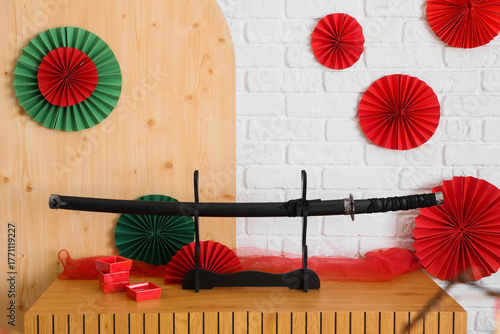 Katana with decor for Chine...