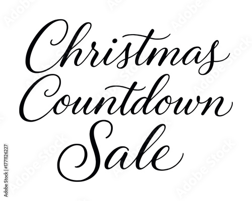 Christmas countdown sale festive holiday shopping event celebration