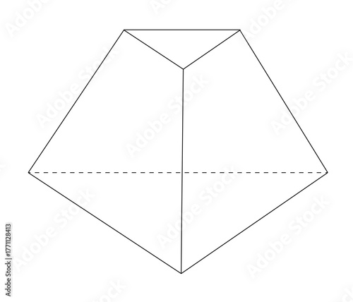Truncated Pyramid Illustration