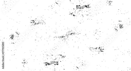 Black and White Vector Grunge Texture Overlay Distressed Dust and Dirt Splatter Abstract Pattern Background
