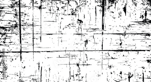Black and White Grunge Vector Texture Overlay Distressed Scratch Effect Abstract Background Element