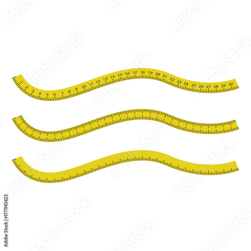 measuring tape centimeter vector
