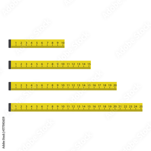 measuring tape centimeter vector