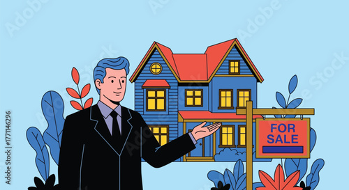 Find a real estate agent for selling your house property online