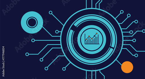 Analyzing data with technology and data visualization for business