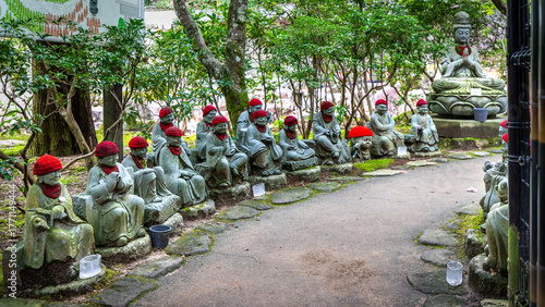 Statue in Miyajima island in Japan on september 29th 2025