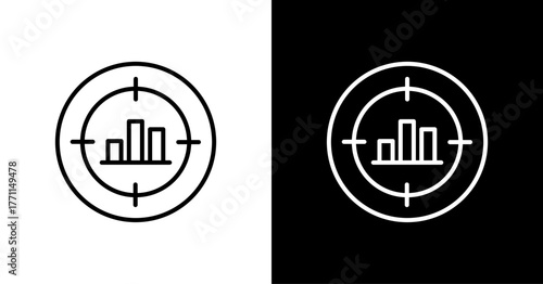 Accuracy White Icon Set Design